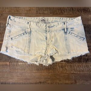 Hollister Faded Blue Jean Shorts